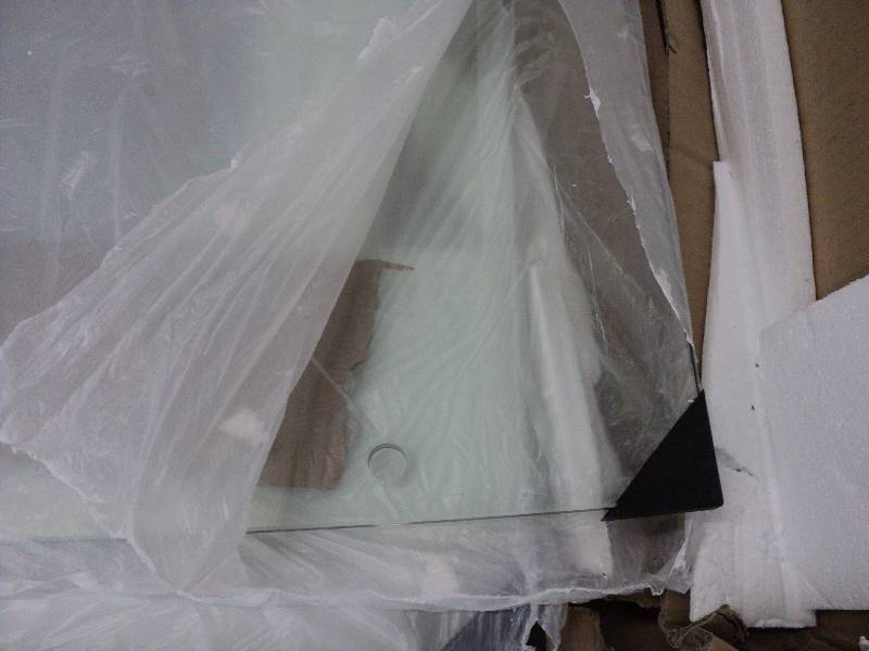 lot 220 image: 2 glass inserts for shower doors...