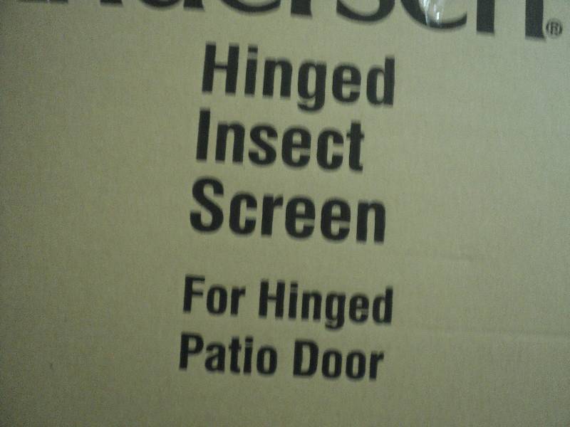 lot 232 image: screen door cream color...