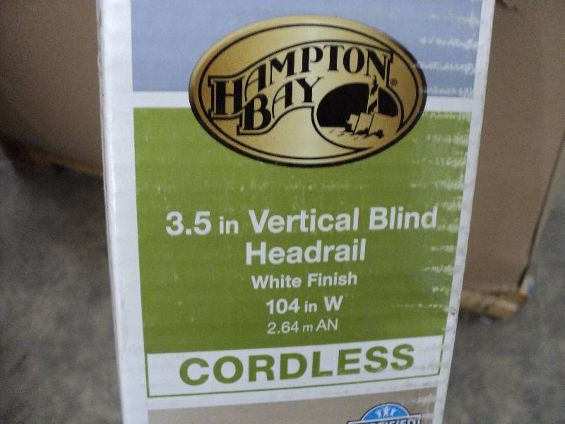 lot 244 image: cordless vertical blind...