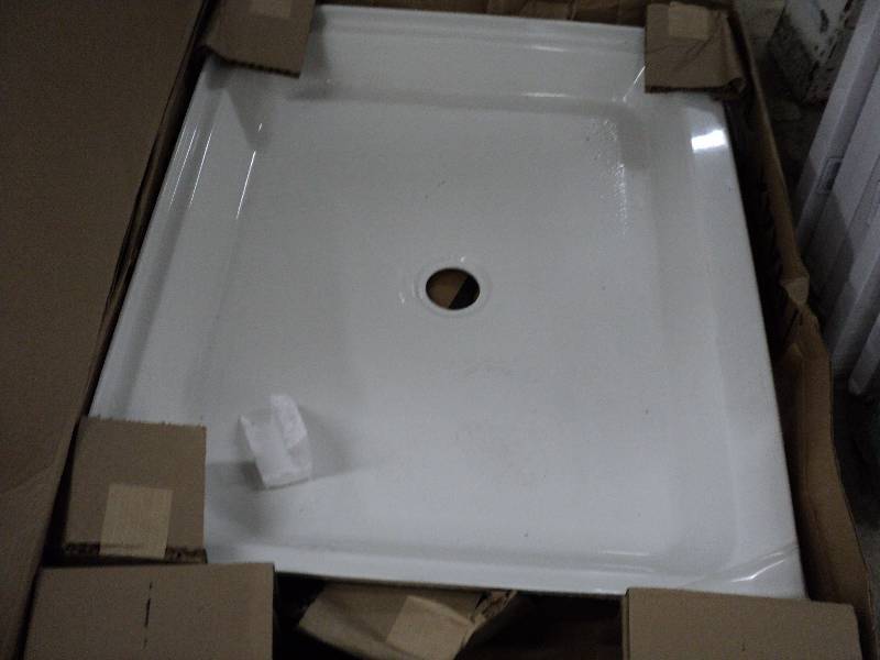 lot 246 image: shower stall bottom, 3ftx41in...