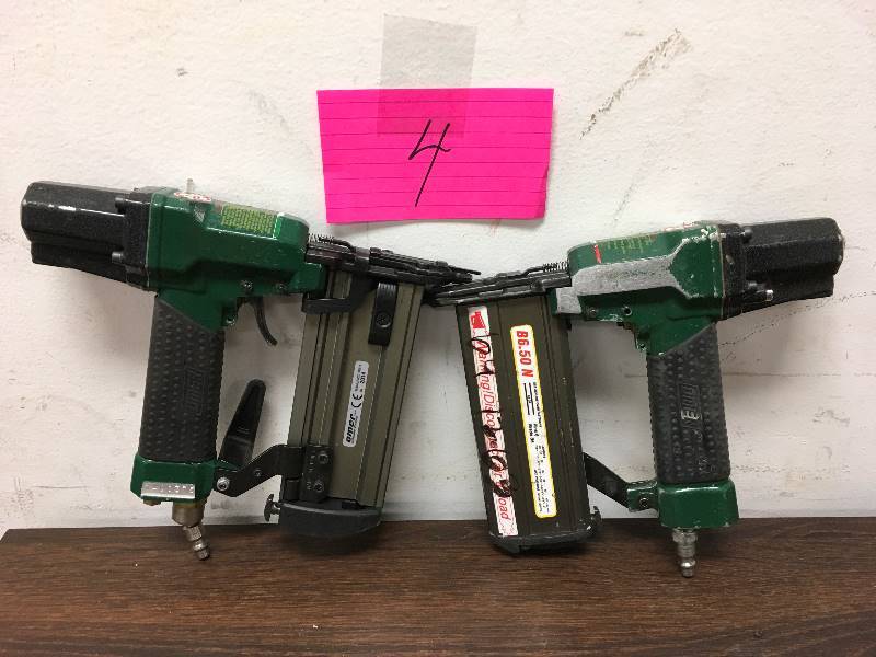 lot 4 image: Lot of 2 Omer B6.50 2 Headless Pinner in working conditions