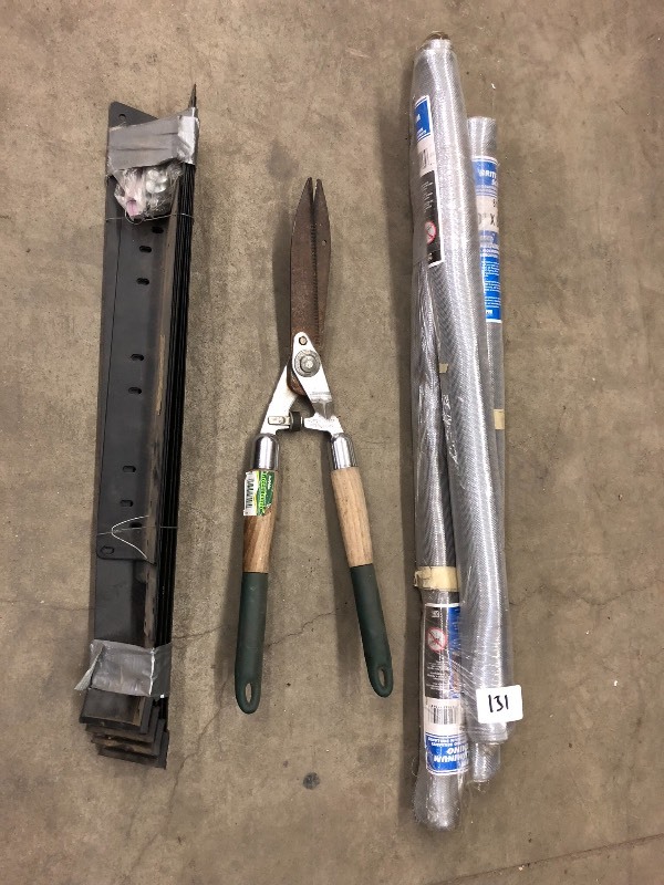 lot 131 image: Lot Of Rolls Of Aluminum Screen, S...