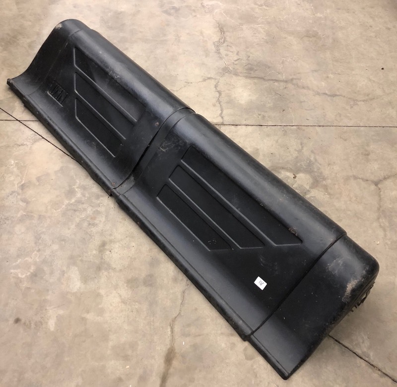lot 118 image: NMI Snowmobile Trailer Plastic Salt...