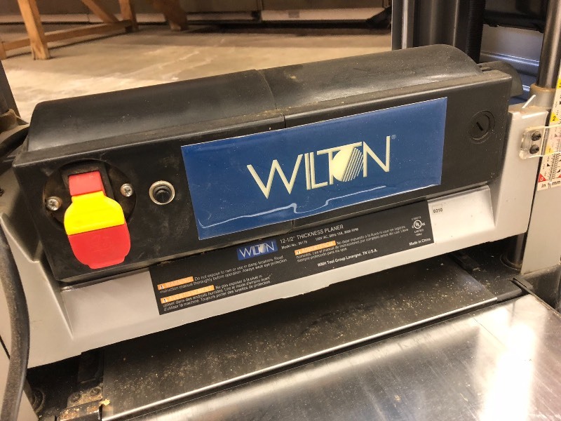 Wilton 12.5 Thickness Planer Grea. Loretto Equipment 371 K BID