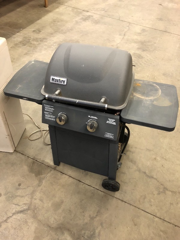 lot 112 image: Lot Of (1) Weber Gas Grill & (1) Ho...