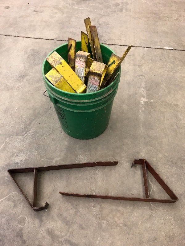 lot 79 image: Bucket Of Assorted Roof Jacks ...