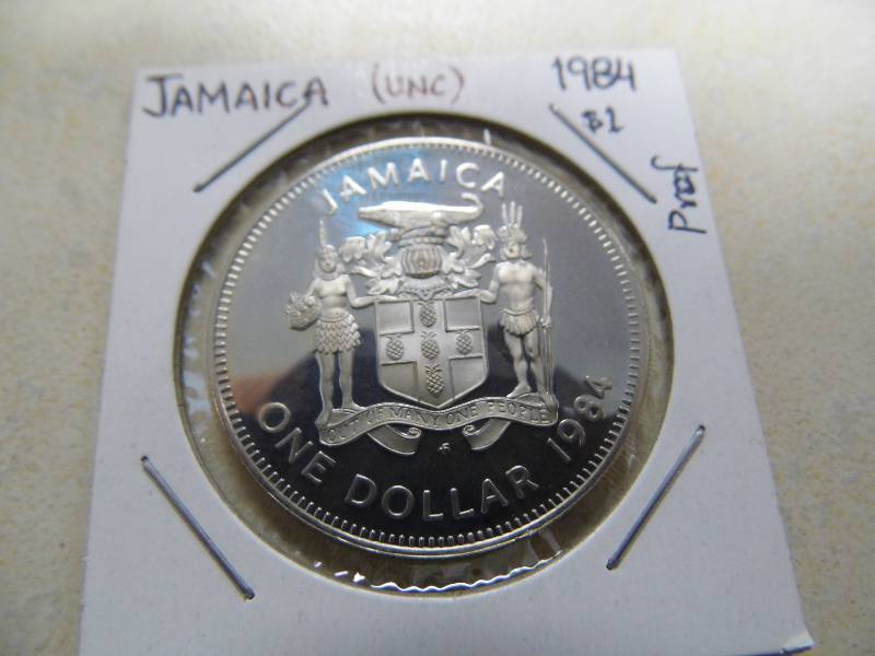 Jamaica Uncirculated 1984 Proof Dollar