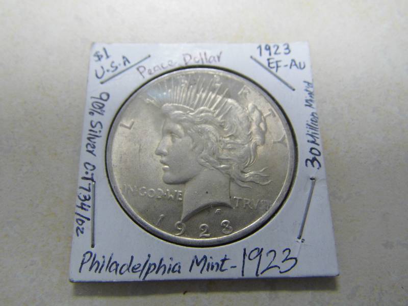 1923 Peace Dollar