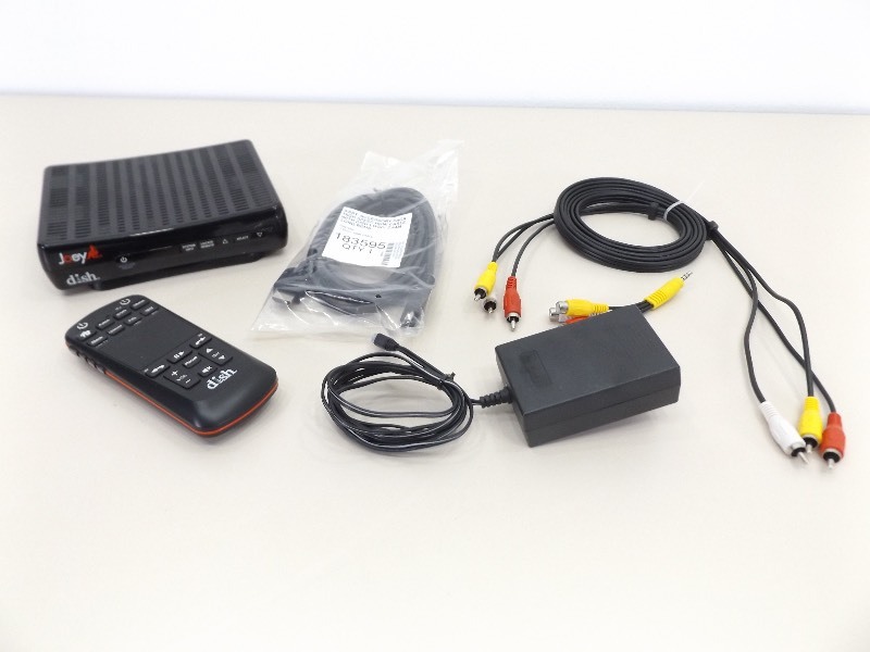 lot 18 image: NEWER Joey Dish 1.0 Receiver and 50.0 Touch and Voice Remote