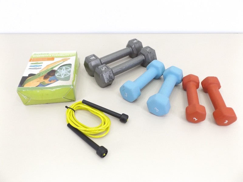 lot 27 image: Lot of Various Physical Therapy Weights etc.