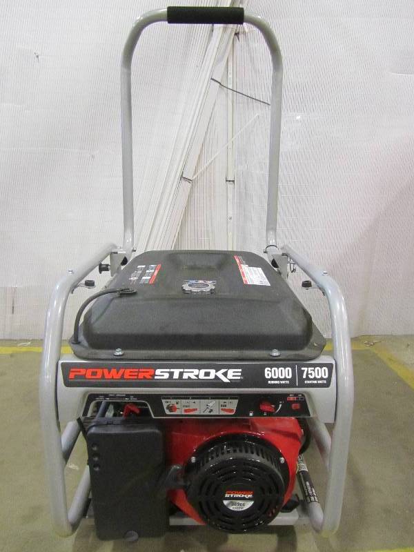 lot 2 image: PowerStroke 6,000-Watt Gasoline Powered Portable Generator