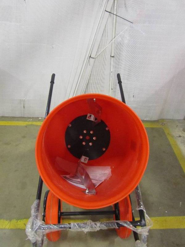 lot 3 image: Kushlan 6.0 cu. ft. 34 HP 120-Volt Motor Direct Drive Low Profile Cement Mixer