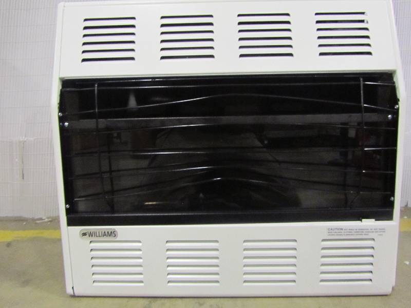 lot 23 image: Williams 3056511.9 30,000 BTUhr Blue Flame Heater Propane Gas Heater with Automatic Thermostat