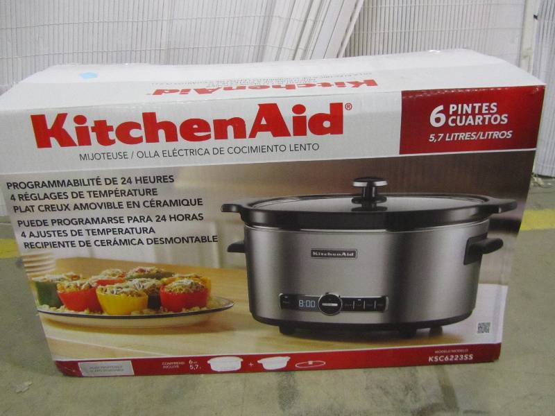lot 45 image: KitchenAid slowcooker