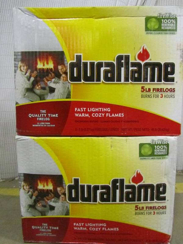 Duraflame 5 Lb Fire Log 2 Boxes Mn Home Outlet Auctions 30