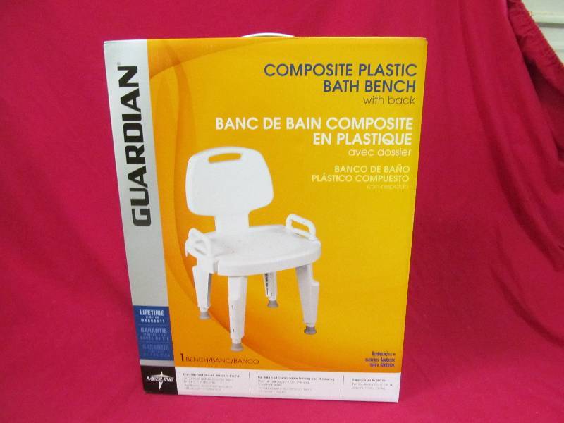 lot 12 image: Guardian Medline bath bench