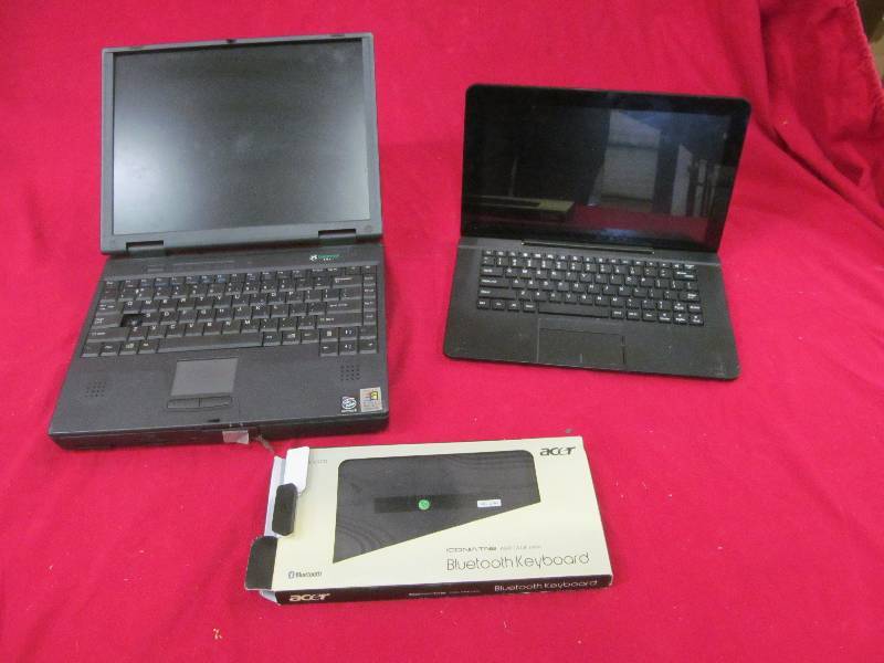 lot 86 image: Gateway laptop, RCA laptop Acer Bluetooth keyboard