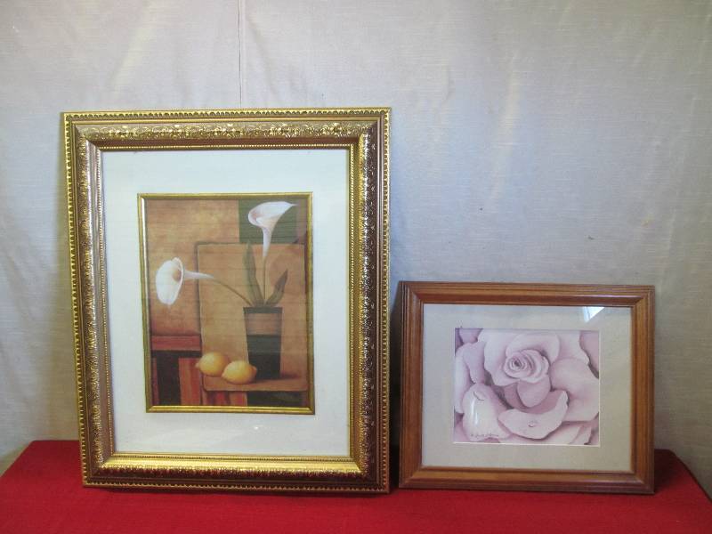 lot 122 image: floral print pictures