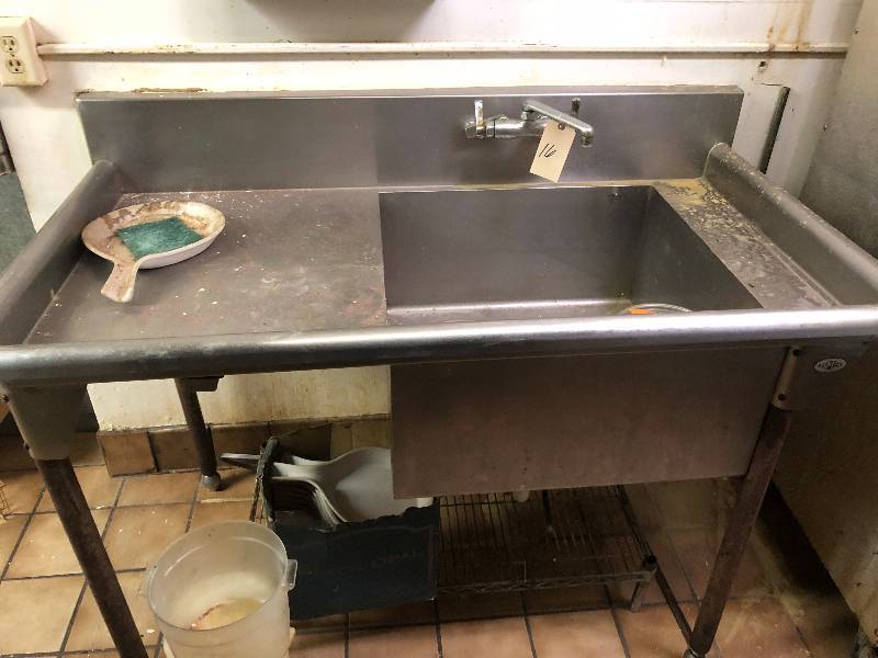 Stainless Steel Sink Table one basin