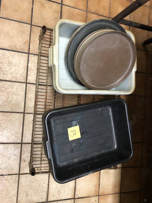 Trays and bins