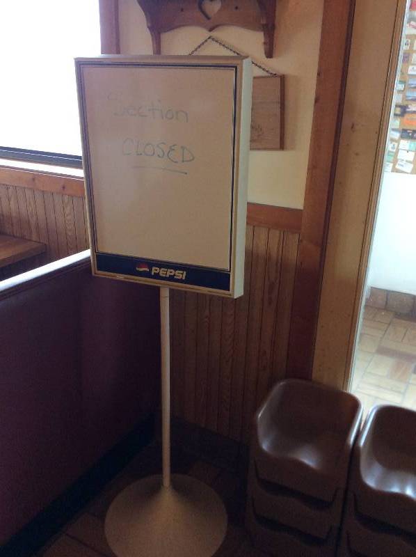 White baord sign
