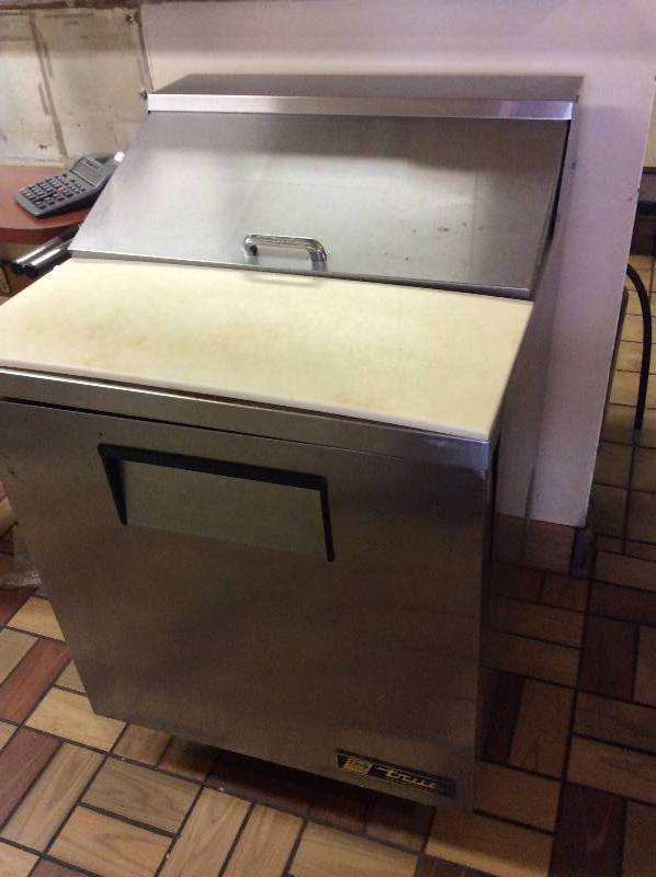 True Refrigerator Prep Table