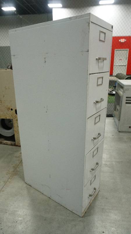 lot 88 image: 5 drawer file cabinet