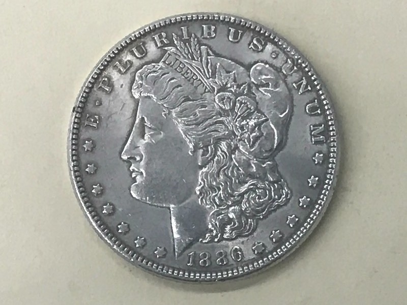 1886 Morgan Silver Dollar ...