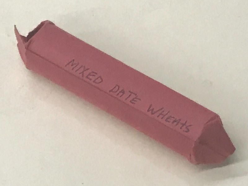 Roll Of (50) Mixed Date Wheat Cents...