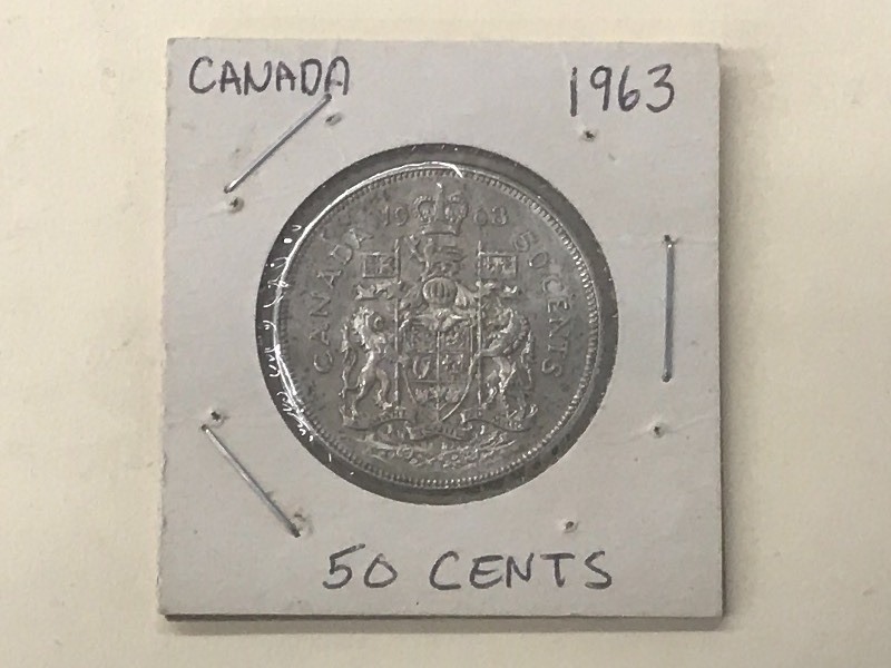 1963 Canadian Silver Half Dollar ...