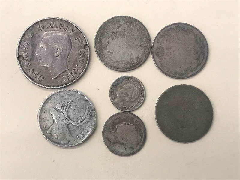 (7) Old Junkie Silver CoinsL Over 1...