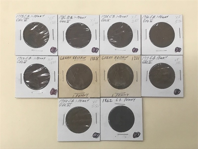 (10) Different Great Britian Large ...