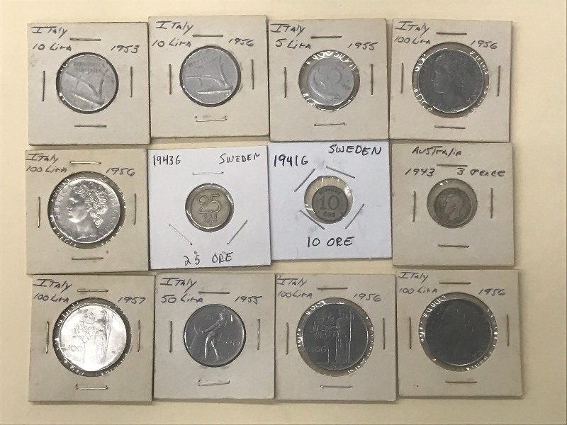 (3) Mixed Silver Sweden 1943G 25-O...