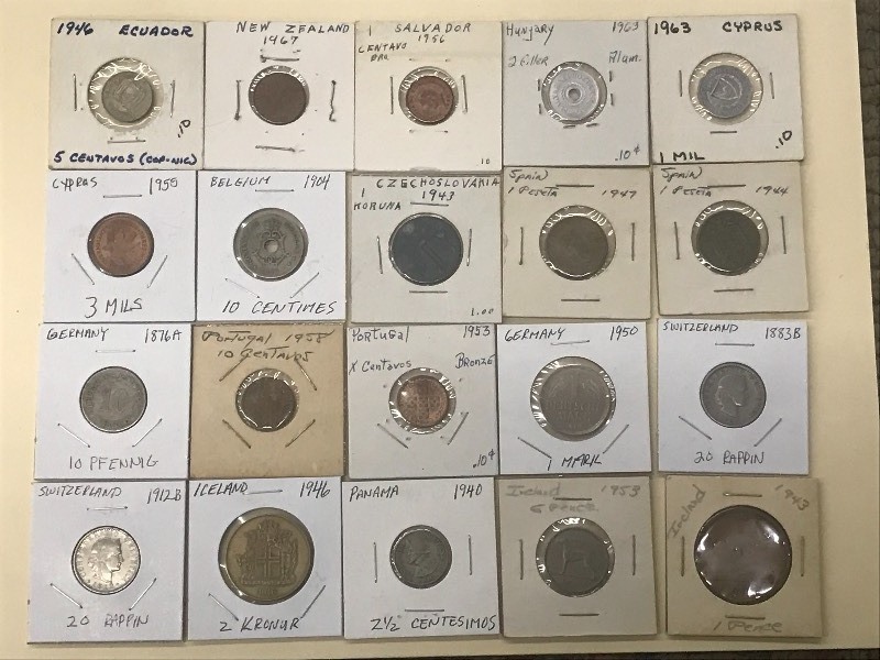 (21) Different Coins From 14-Differ...