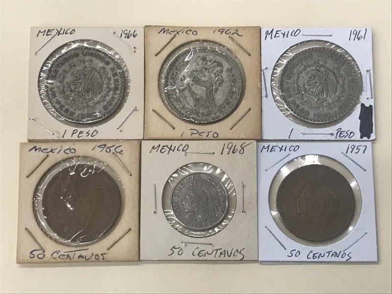 Mexico Silver Pesos 1961  1962  1...