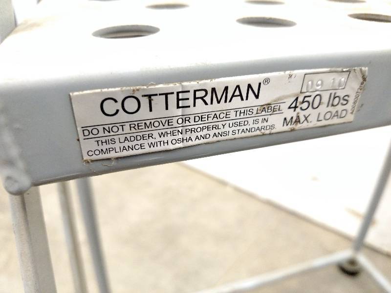 Cotterman Rolling Ladder, Platform ...