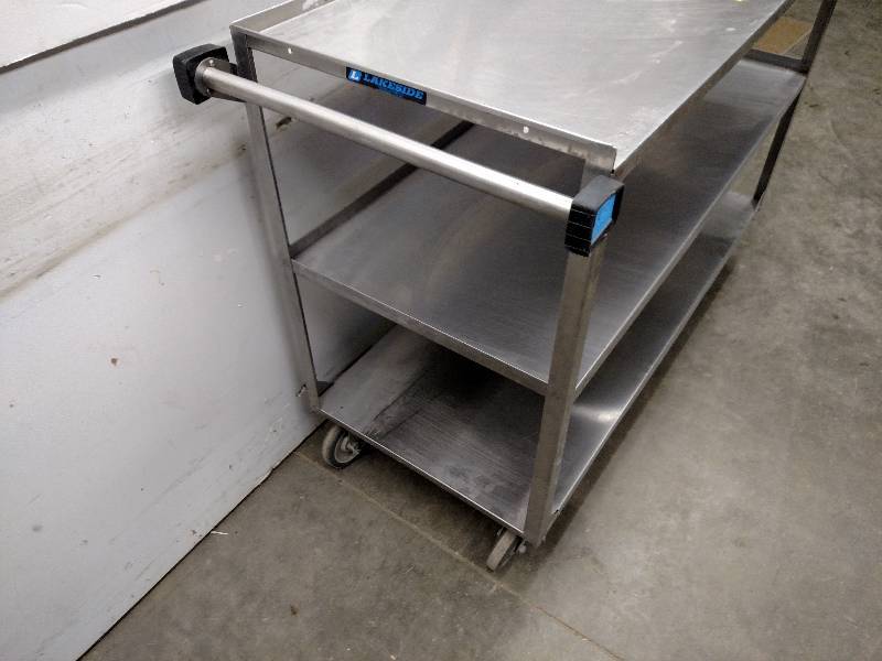 Lakeside Stainless Steel Cart, 50 ...