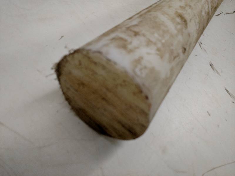 White Poly, 3.125 Diameter X 63.75...