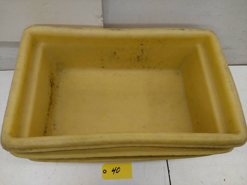 (4) Poly Tubs, 21 x 13 ID...