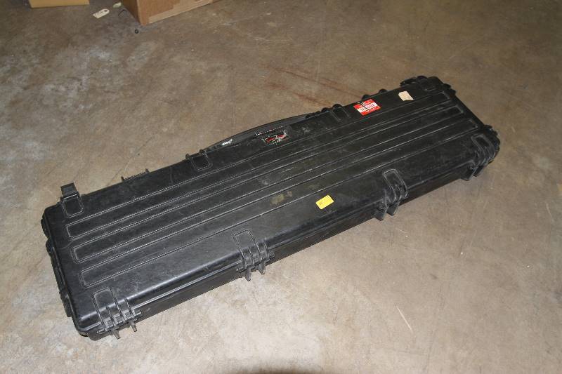 lot 20 image: Explorer Hard-Sided Foam-Lined StorageTravelShipping Case - Great for Guitar, RifleGun