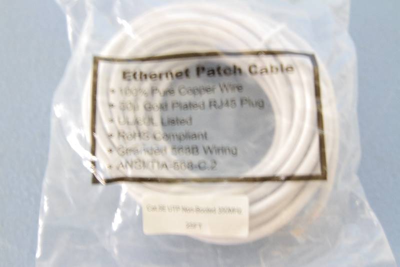lot 38 image: Lot of 29 NEW EthernetLAN Computer Network Patch Cables