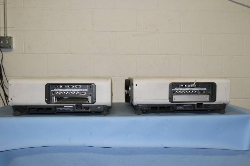 lot 78 image: Lot of Two (2) Panasonic Professional PT-D7600U Projection System  Projectors