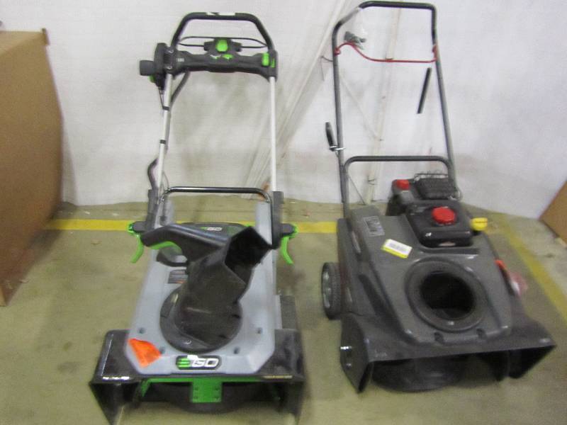 Briggs & Stratton 950 series 22 snow blower EGO electric 21 snow blower.