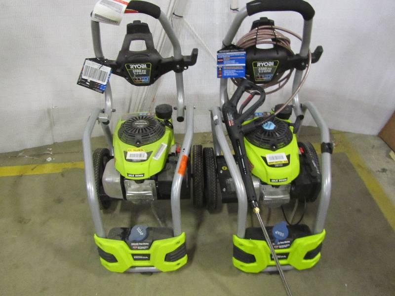Ryobi 3100 psi pressure washer. (x2)