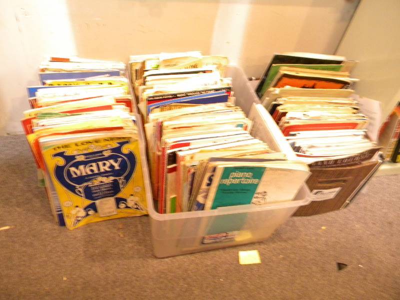 lot 40 image: Large Lot of Sheet music