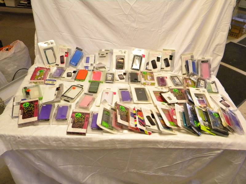 lot 53 image: Large Lot of Cell Phone Cases
