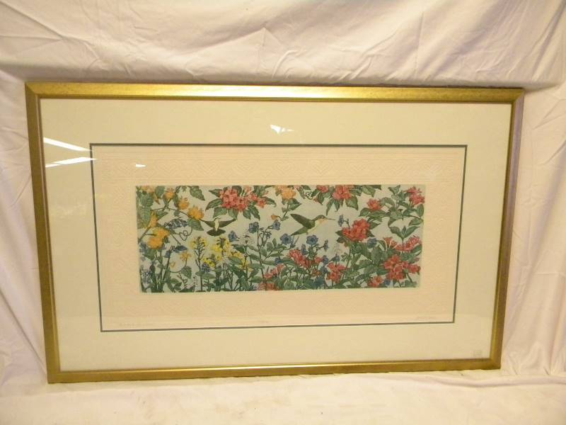 lot 65 image: Judith Hall Signed Numbered and Framed Art