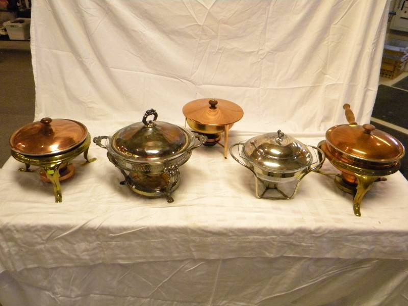 lot 71 image: Lot of Chafing Dishes