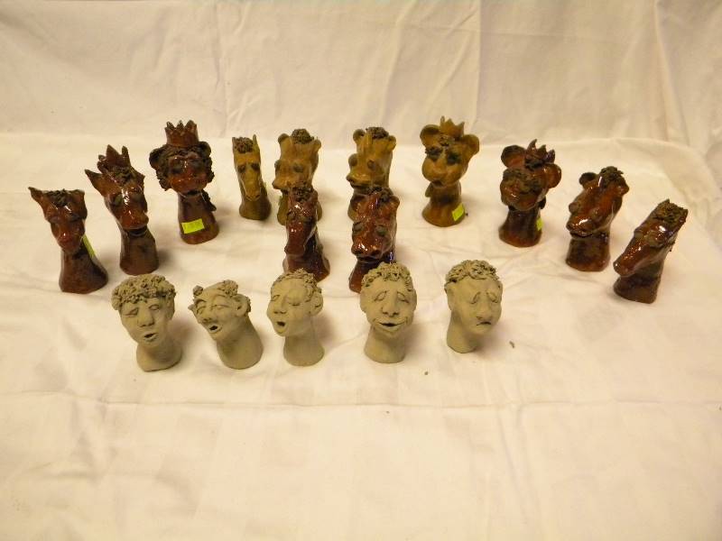 lot 79 image: Unique Pottery Art Lot