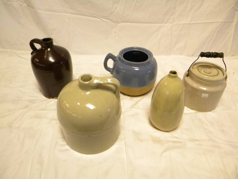 lot 85 image: Pottery Lot Of Jugs